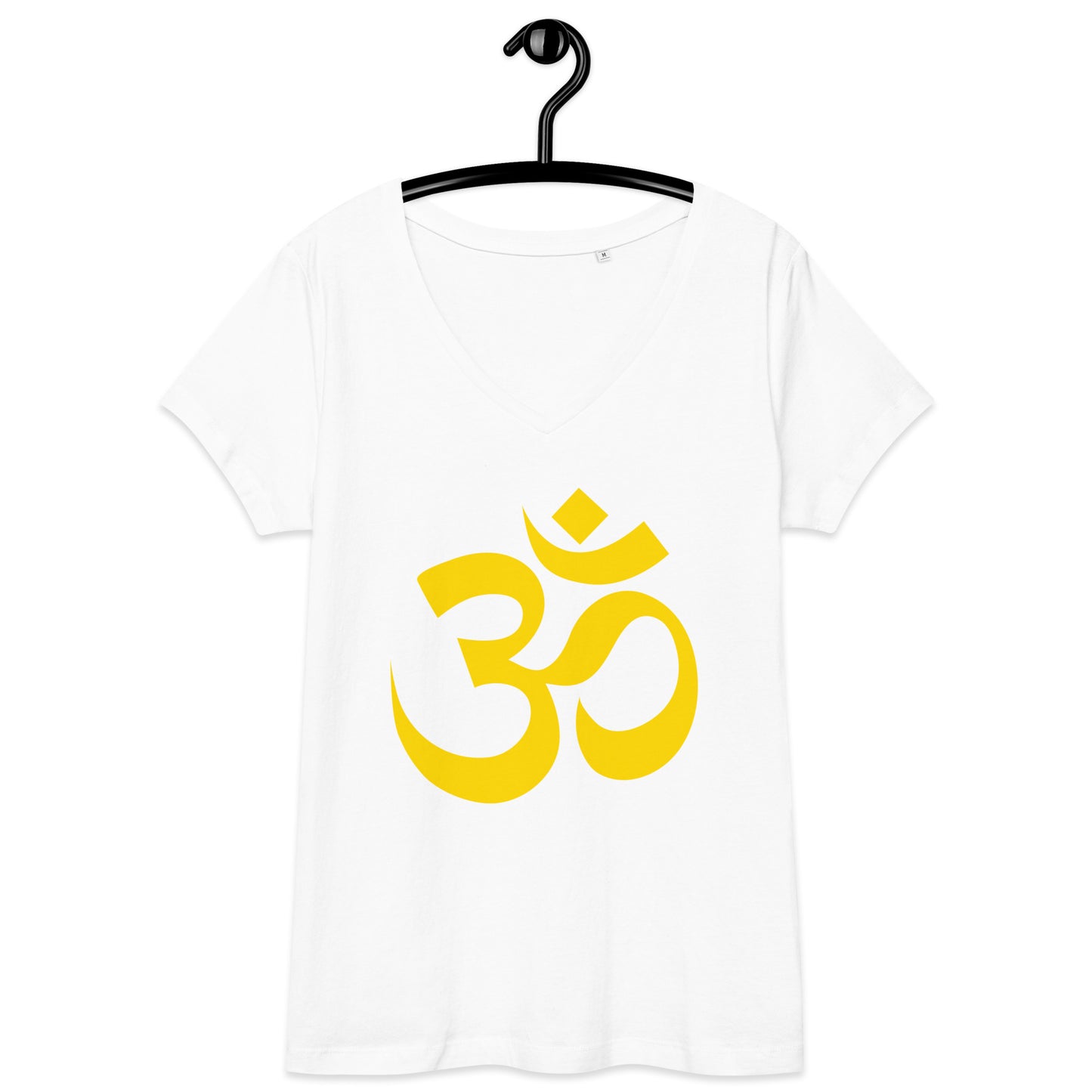 T-shirt col V ajusté femme - Symbole AUM